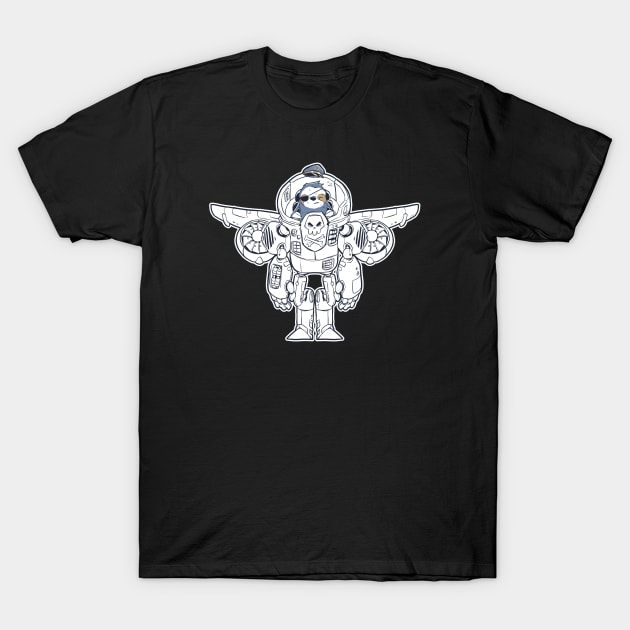 Sky Pirate v2 T-Shirt by MBGraphiX